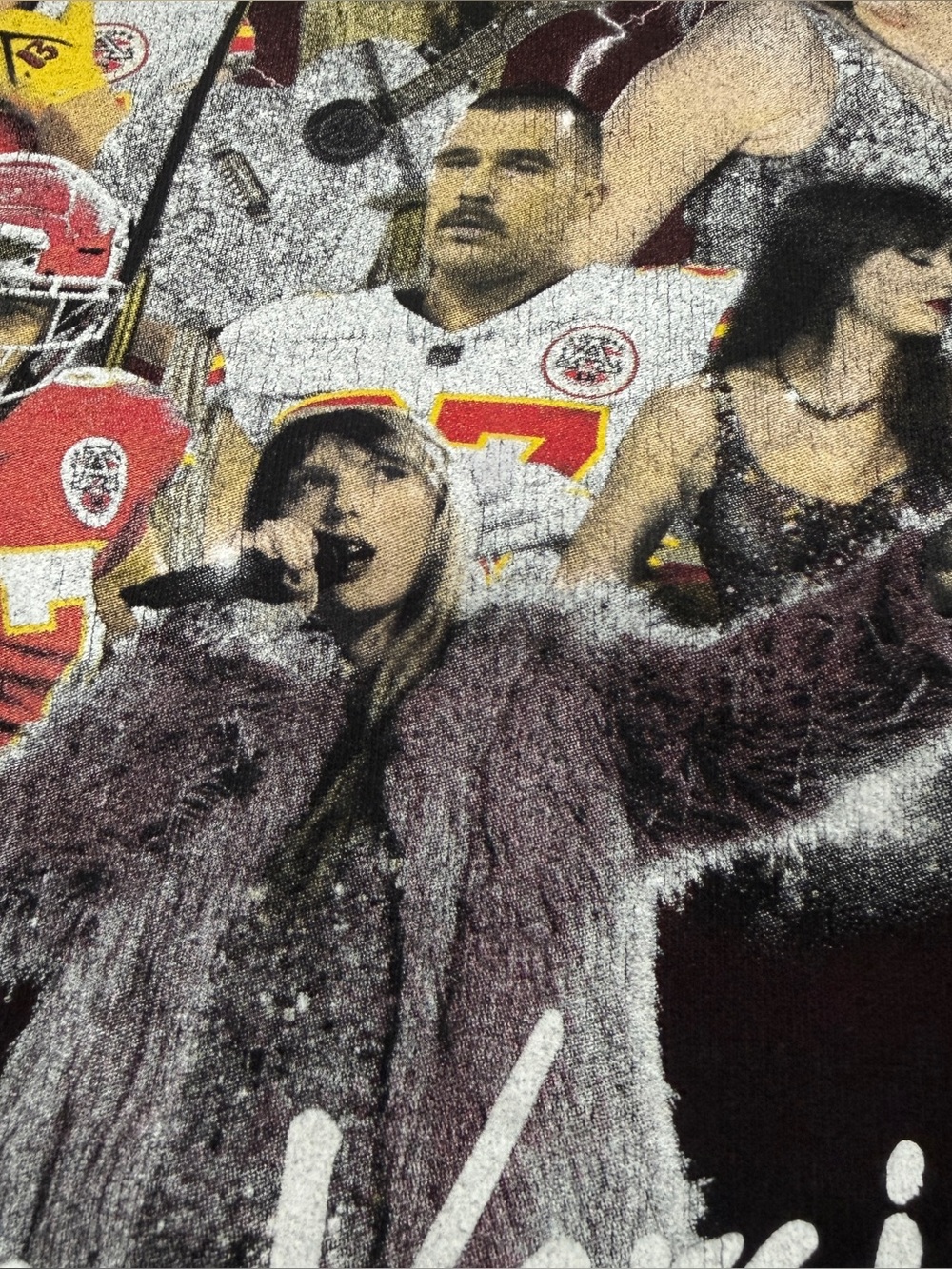 Red Zone Taylor’s Version XL Black Sweatshirt Kansas City Bellboy Swift Merch - Picture 11 of 12